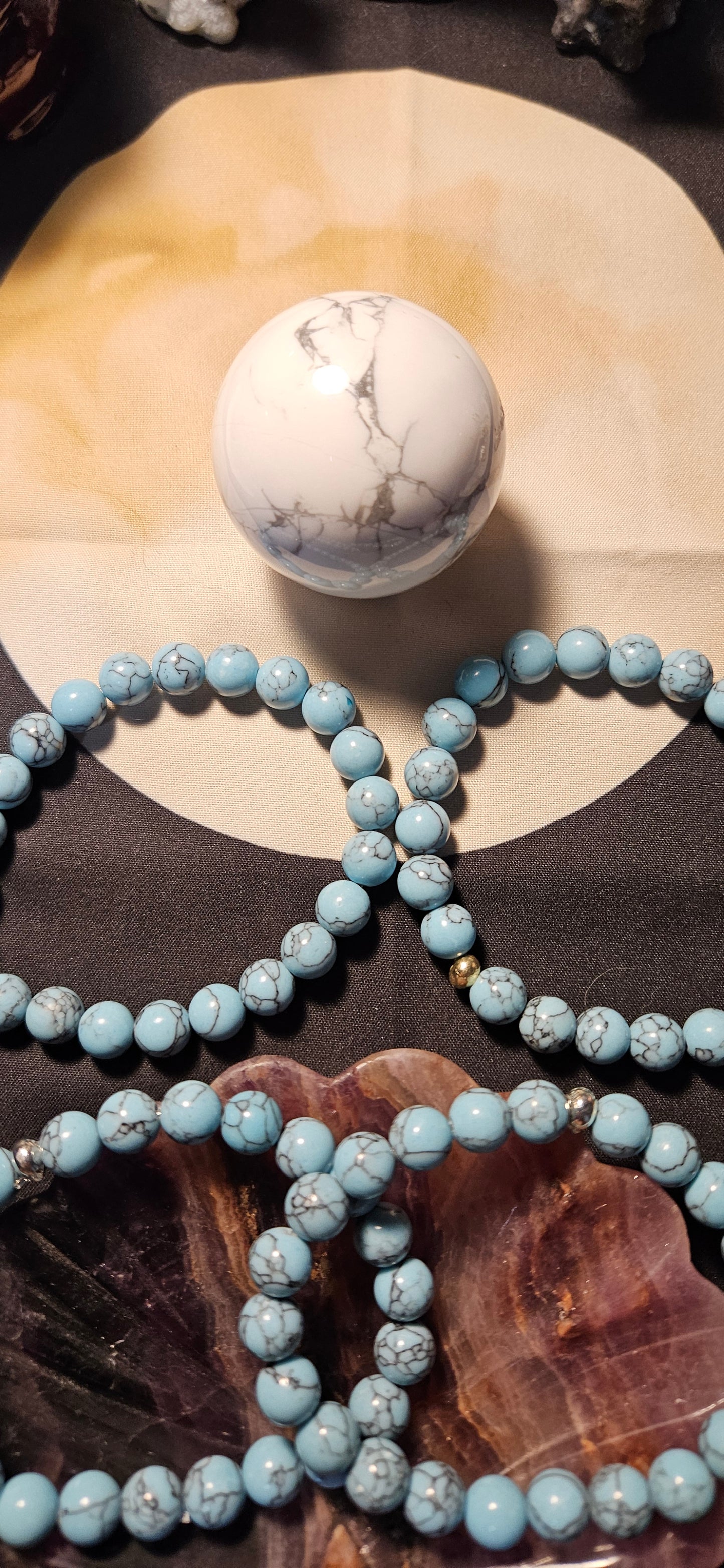 Blue Howlite Bracelet