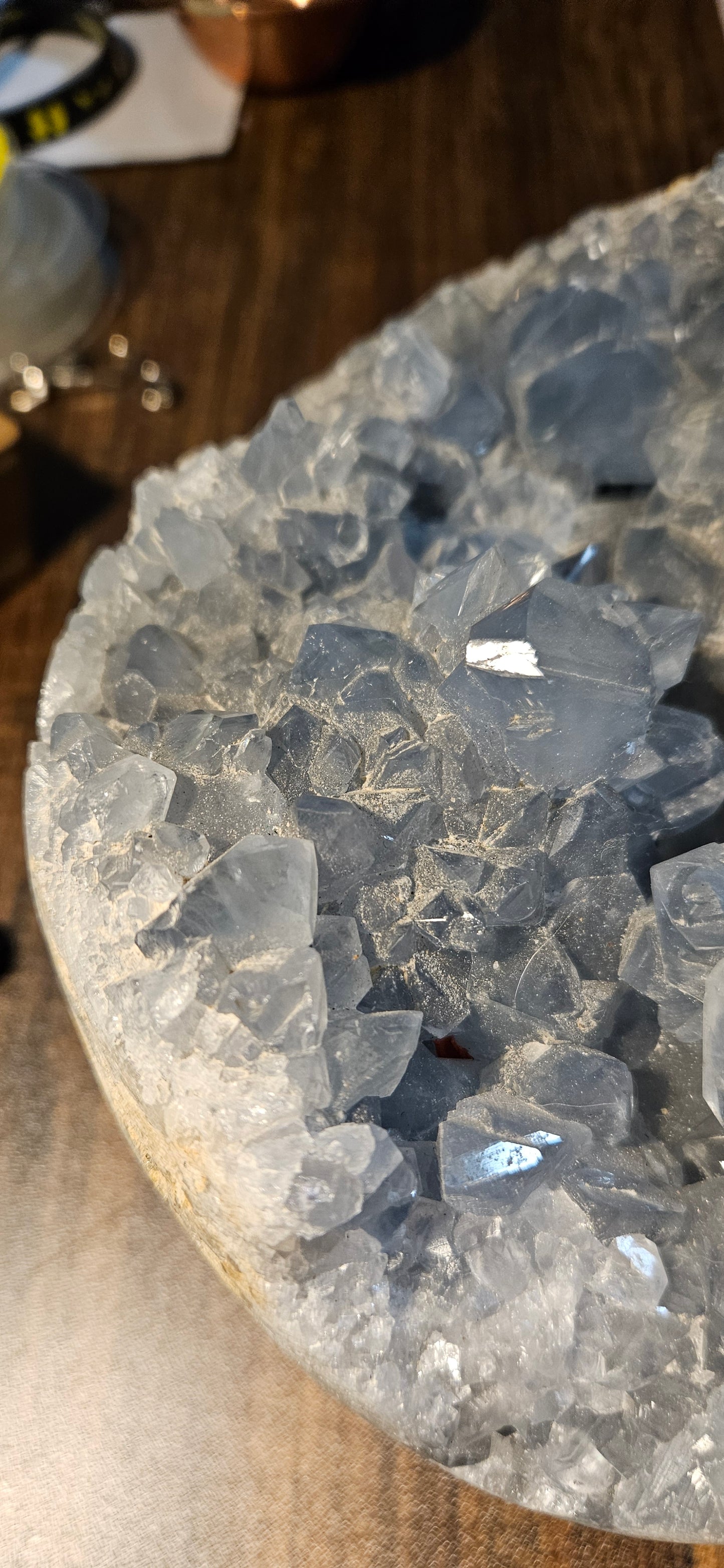 Celestite Egg Peace, Divine Calm, Angelic Energy