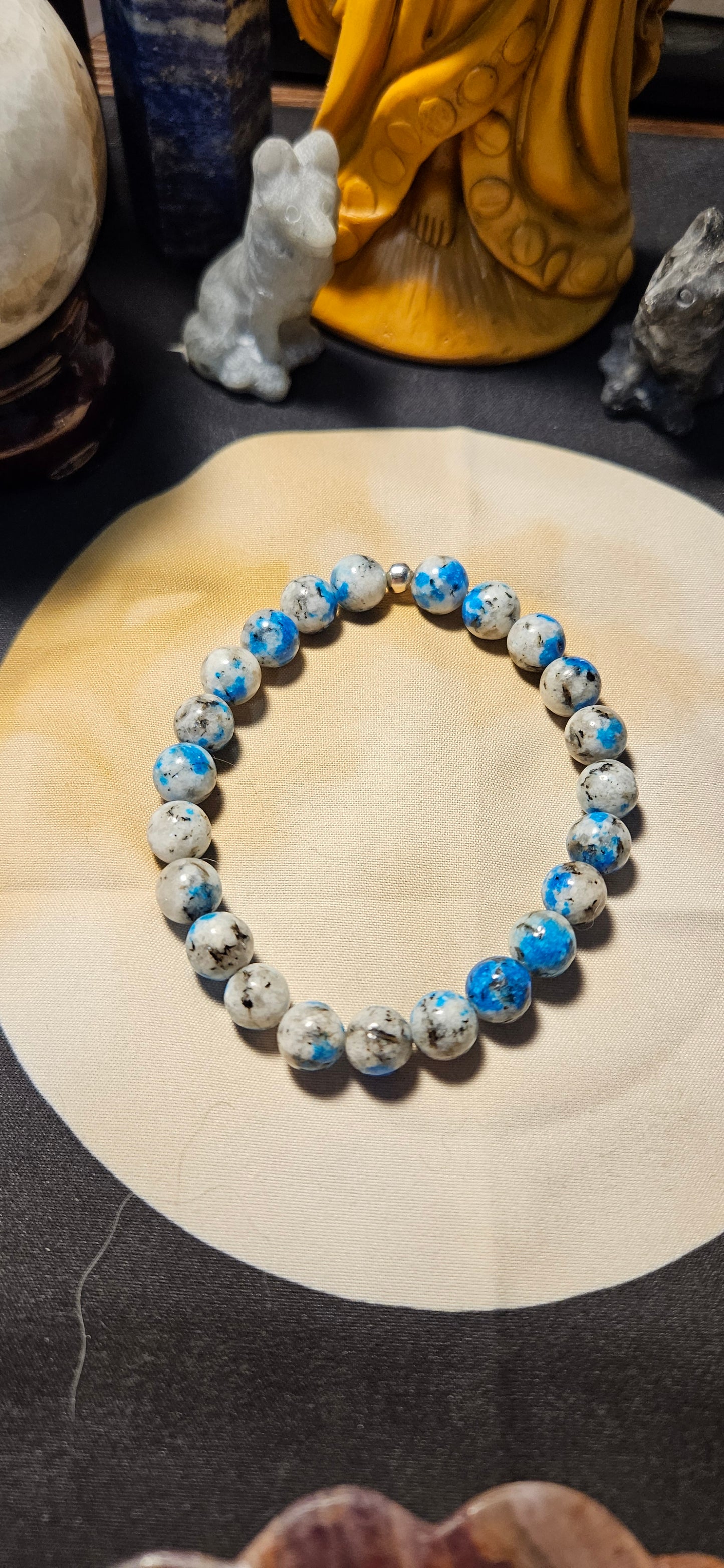 K2 Raindrop Azurite Bracelet
