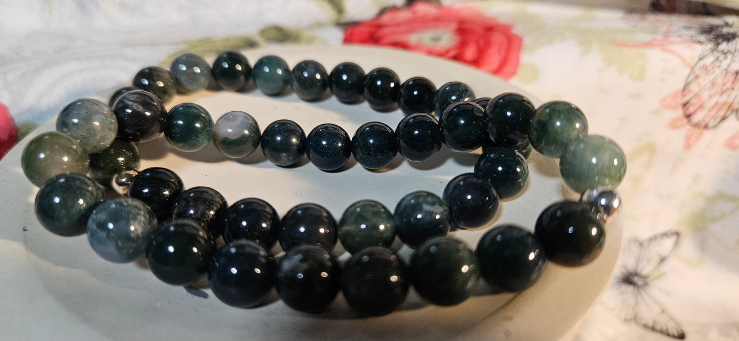 Moss Agate Bracelet