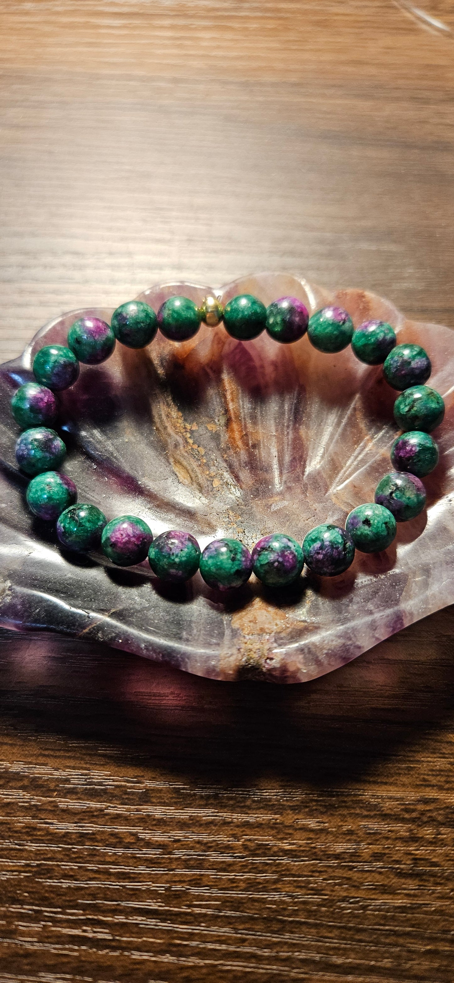 Ruby Zoisite Bracelet