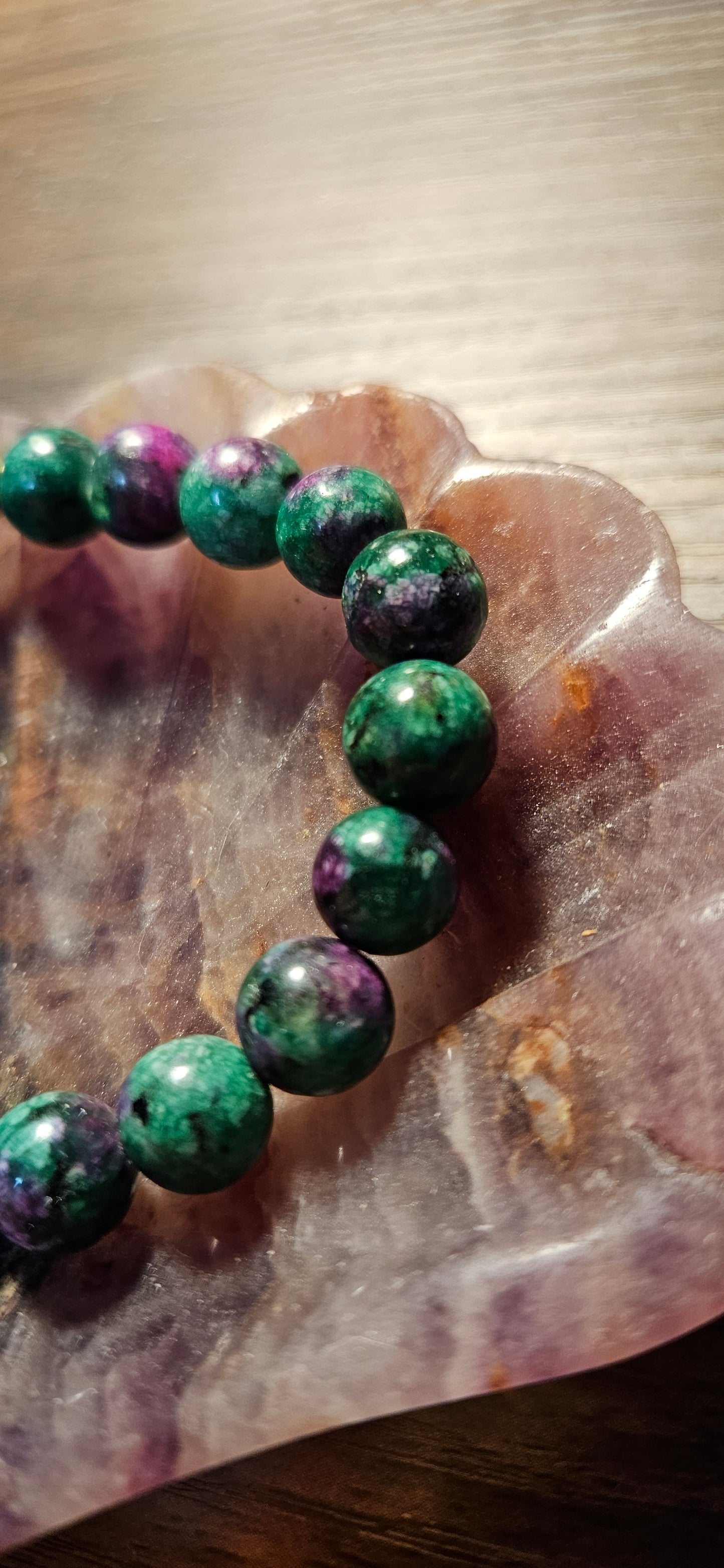 Ruby Zoisite Bracelet