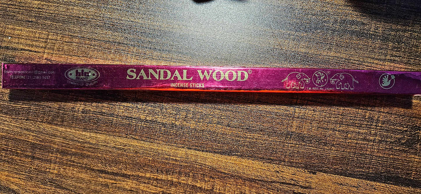 Sandalwood Incense Sticks pack of 8 sticks
