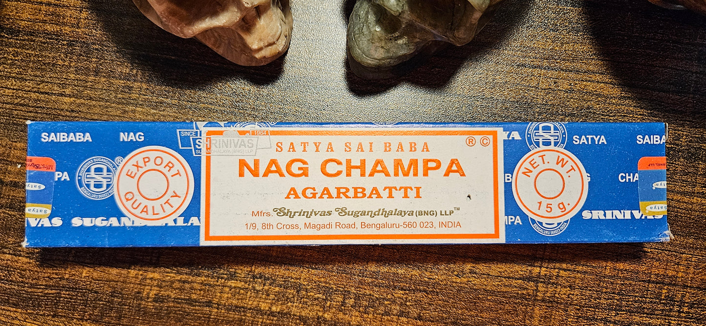 Nag Champa Incense Sticks pack of 12 sticks