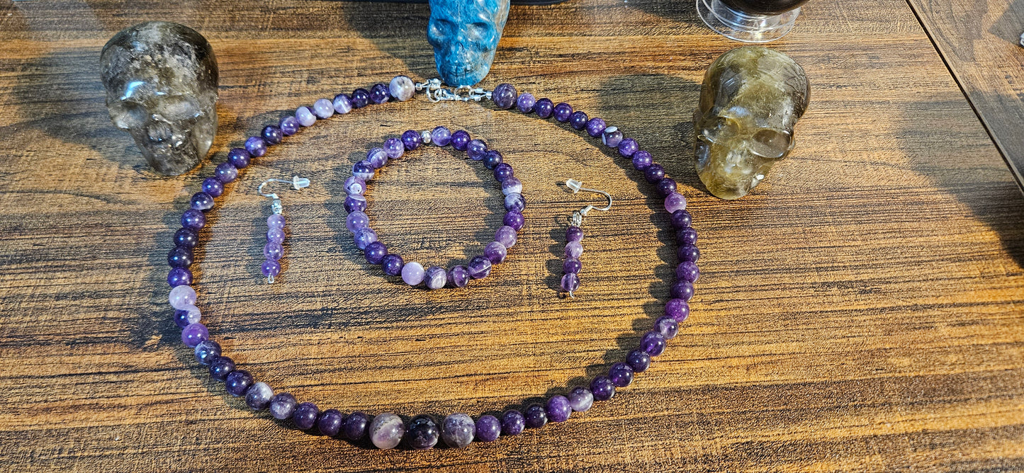 Amethyst Jewelry Set