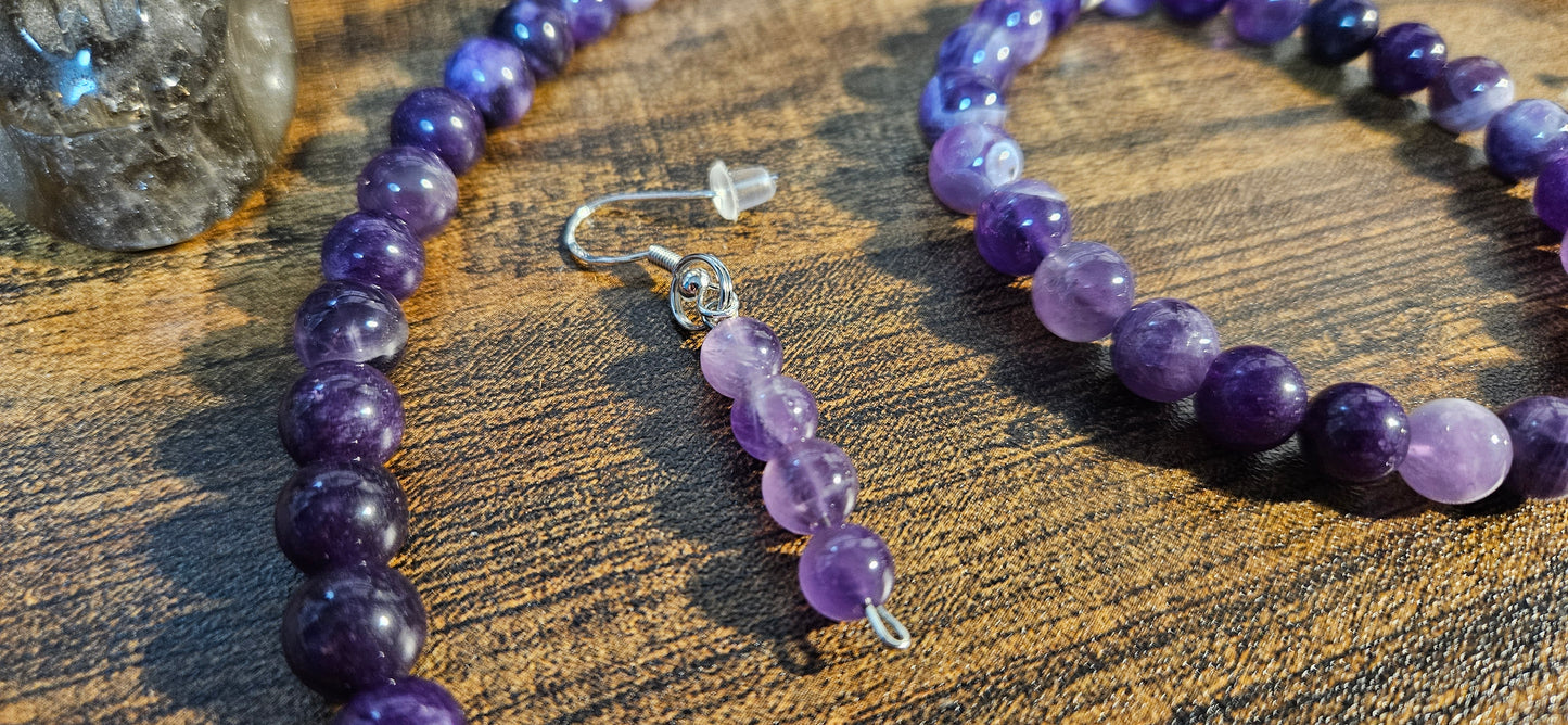 Amethyst Jewelry Set