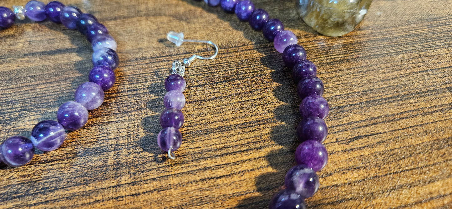 Amethyst Jewelry Set