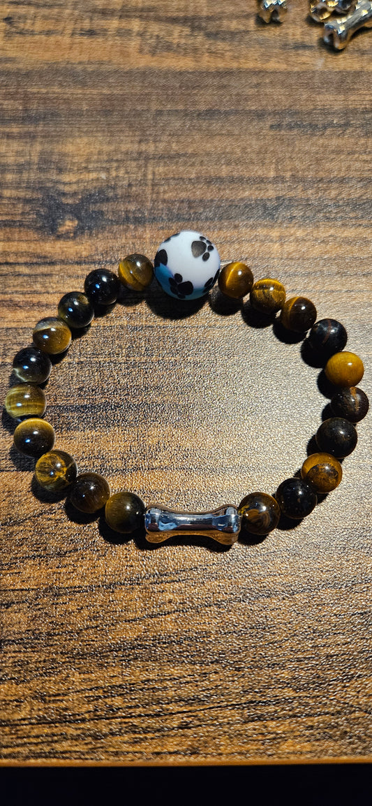 Lunar Paws Bracelet Tiger's Eye #1