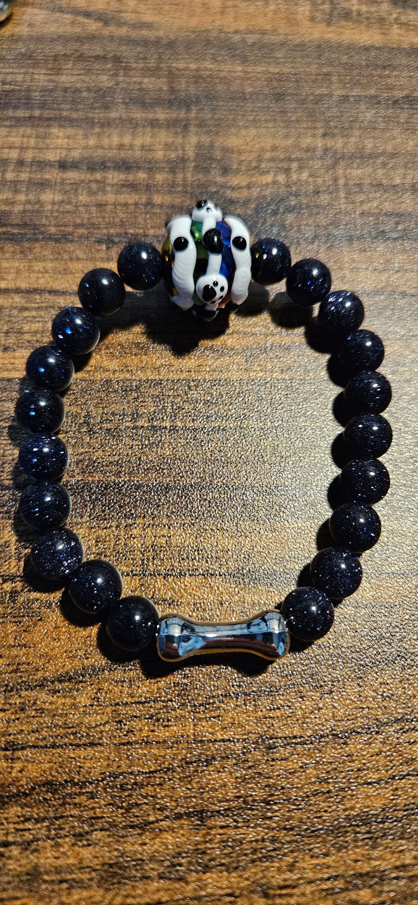Lunar Paws Bracelet Blue Sandstone#2