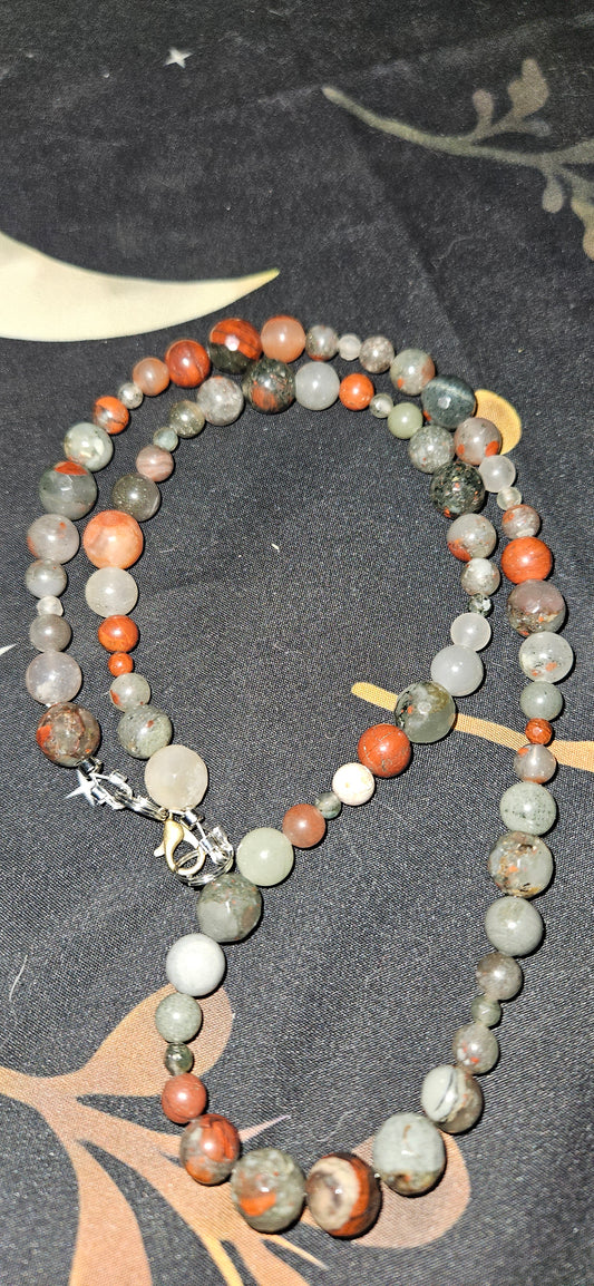 African Bloodstone Necklace