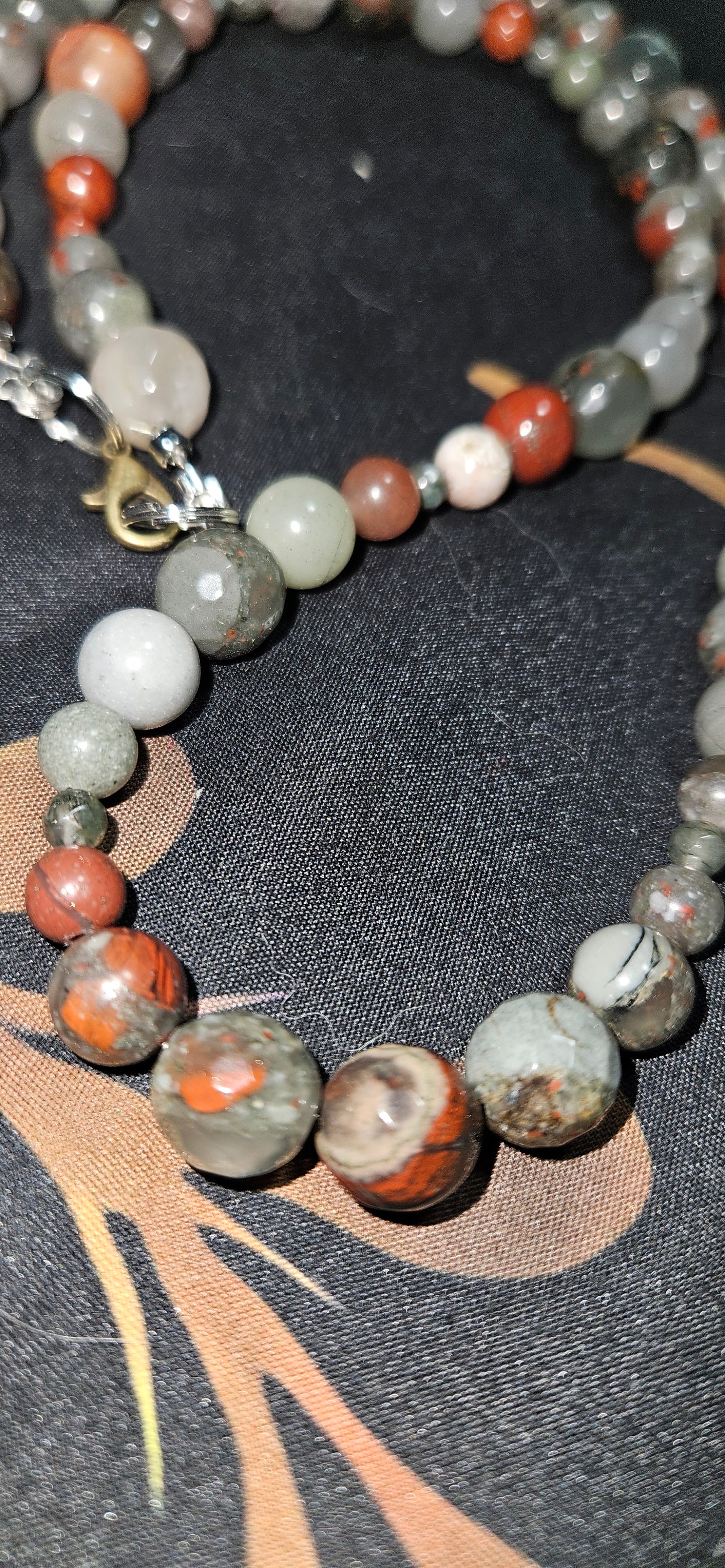 African Bloodstone Necklace