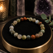 African Bloodstone Bracelet - 7.5