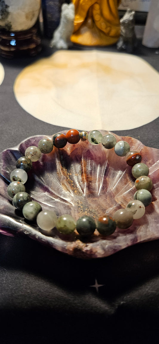 African Bloodstone Bracelet