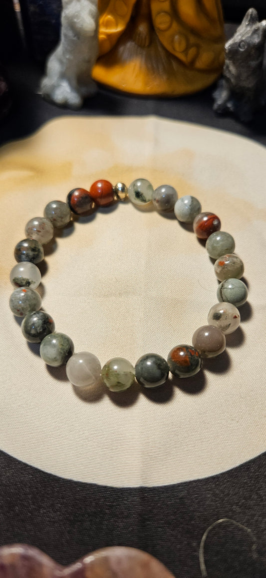 African Bloodstone Bracelet