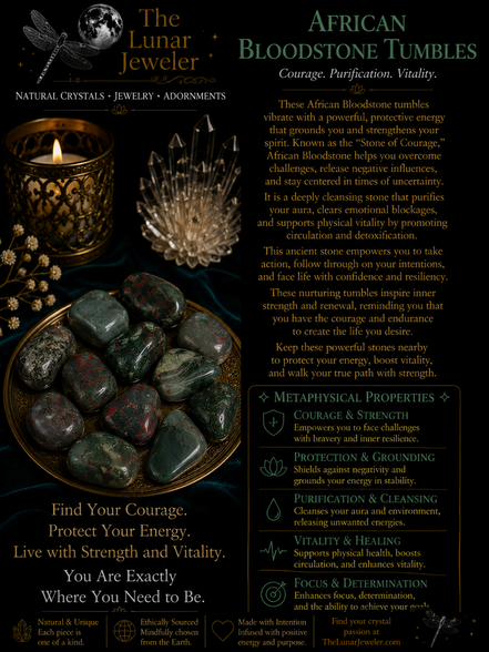 Natural Tumbled Crystals & Stones – Genuine Polished Gemstones