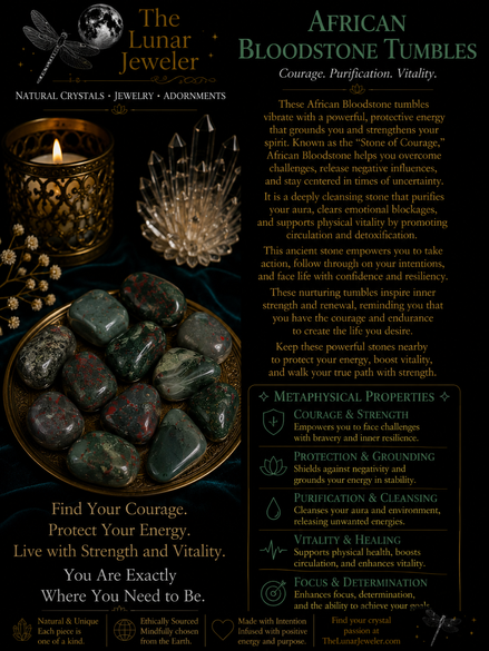 Natural Tumbled Crystals & Stones – Genuine Polished Gemstones