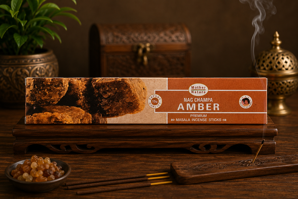 Natural Amber Incense | Hand-Rolled Aromatic Incense