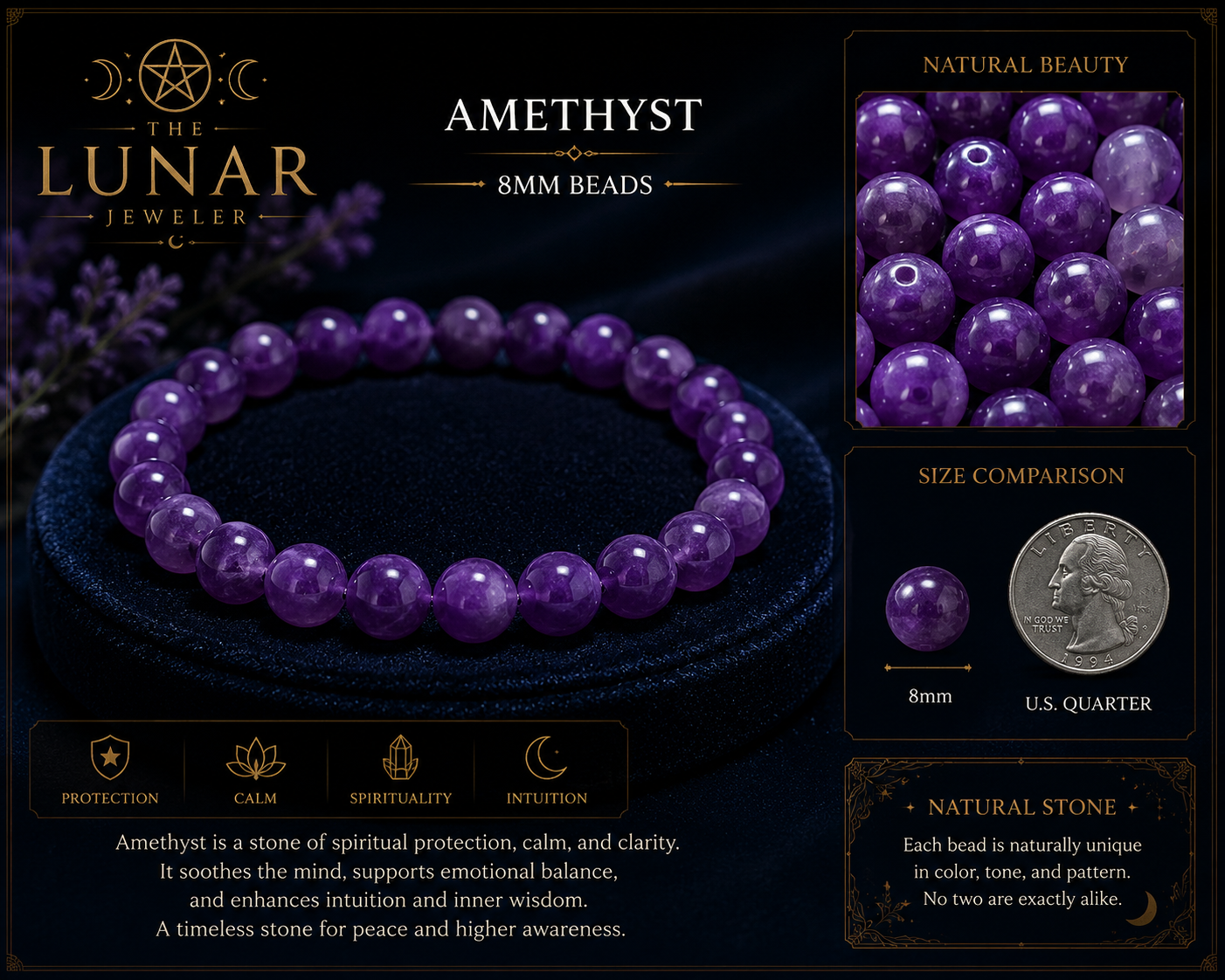Amethyst Bracelet – 7.5