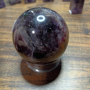 Natural Amethyst Crystal Sphere – Intuition, Calm & Spiritual Protection