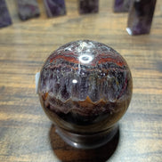 Natural Amethyst Crystal Sphere – Intuition, Calm & Spiritual Protection