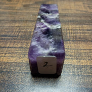 Natural Amethyst Crystal Tower – Intuition, Clarity & Spiritual Protection