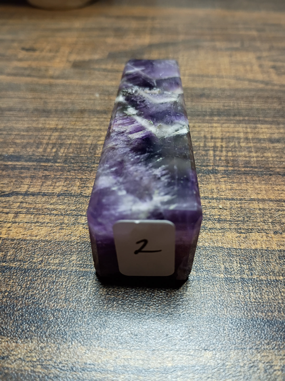 Natural Amethyst Crystal Tower – Intuition, Clarity & Spiritual Protection