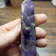 Natural Amethyst Crystal Tower – Intuition, Clarity & Spiritual Protection