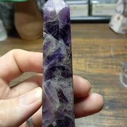 Natural Amethyst Crystal Tower – Intuition, Clarity & Spiritual Protection