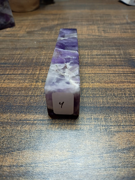 Natural Amethyst Crystal Tower – Intuition, Clarity & Spiritual Protection