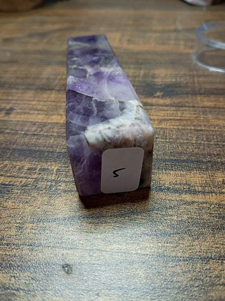Natural Amethyst Crystal Tower – Intuition, Clarity & Spiritual Protection