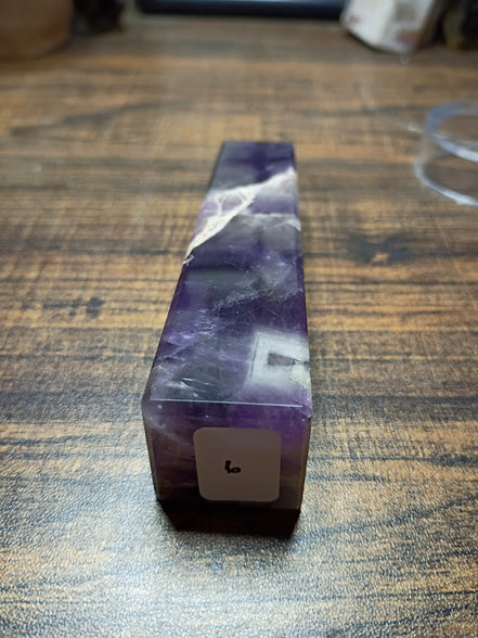 Natural Amethyst Crystal Tower – Intuition, Clarity & Spiritual Protection