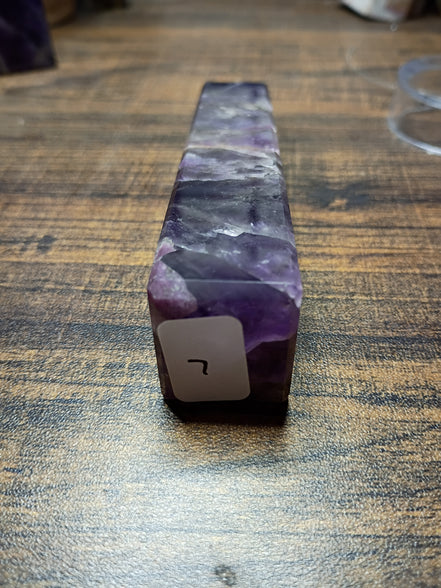 Natural Amethyst Crystal Tower – Intuition, Clarity & Spiritual Protection