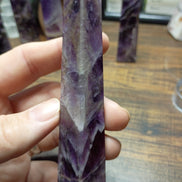 Natural Amethyst Crystal Tower – Intuition, Clarity & Spiritual Protection