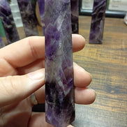 Natural Amethyst Crystal Tower – Intuition, Clarity & Spiritual Protection