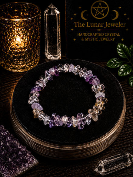 Ametrine Bracelet – 7.5" Elastic Bracelet