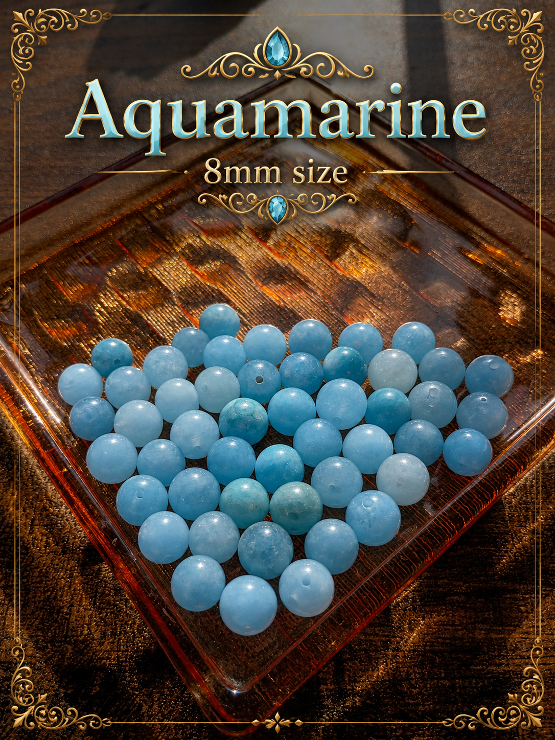 Aquamarine Bracelet – 7.5