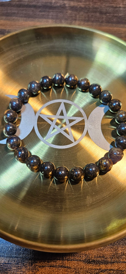 Bronzite Bracelet for Grounding, Confidence & Calm Strength