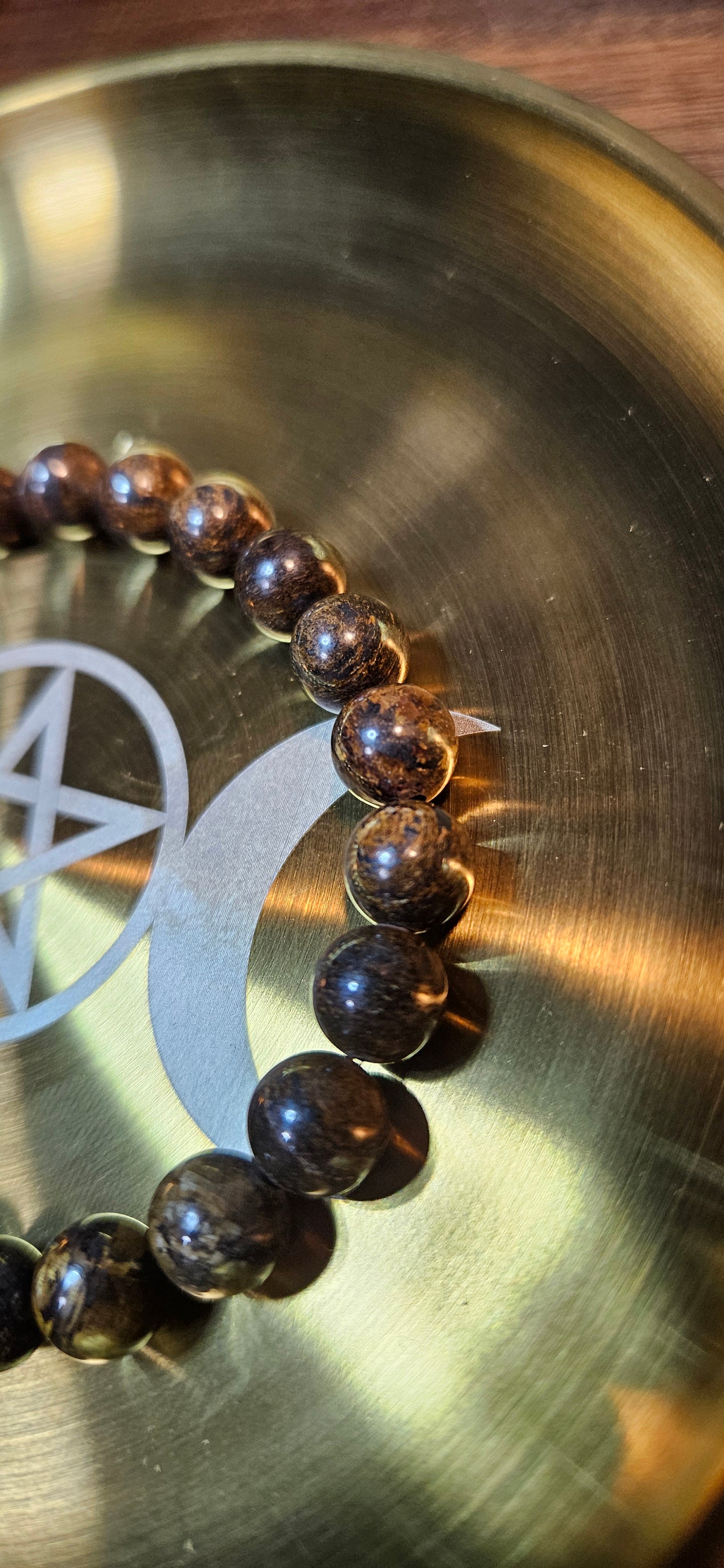 Bronzite Bracelet for Grounding, Confidence & Calm Strength