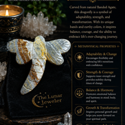Hand-Carved Crystal Dragonfly – Natural Gemstone Dragonfly Carving