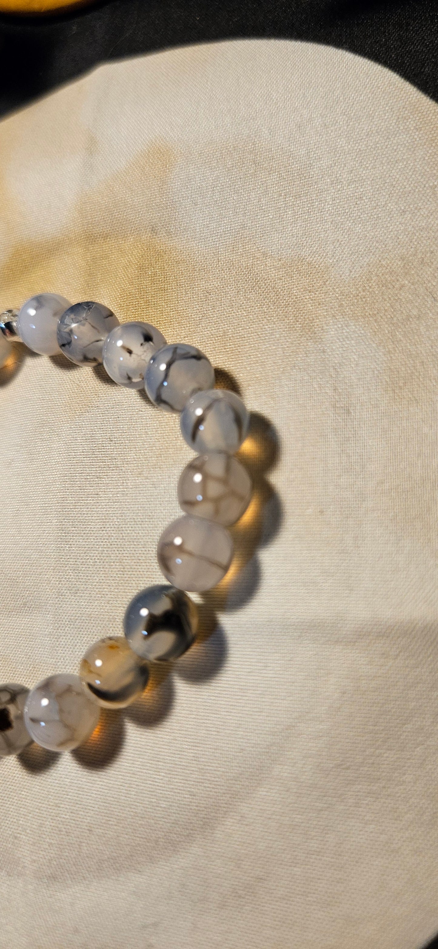 Black Dragon Agate Bracelet