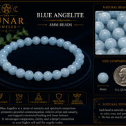 Angelite Bracelet – 7.5