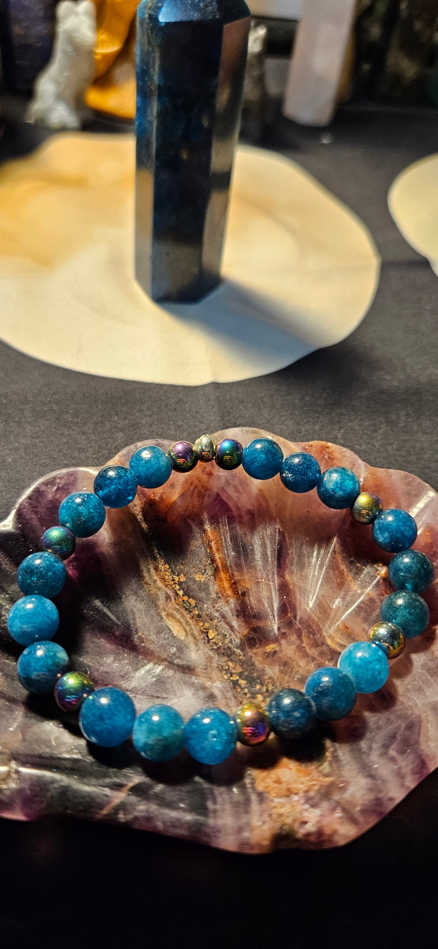 Blue Apatite Bracelet