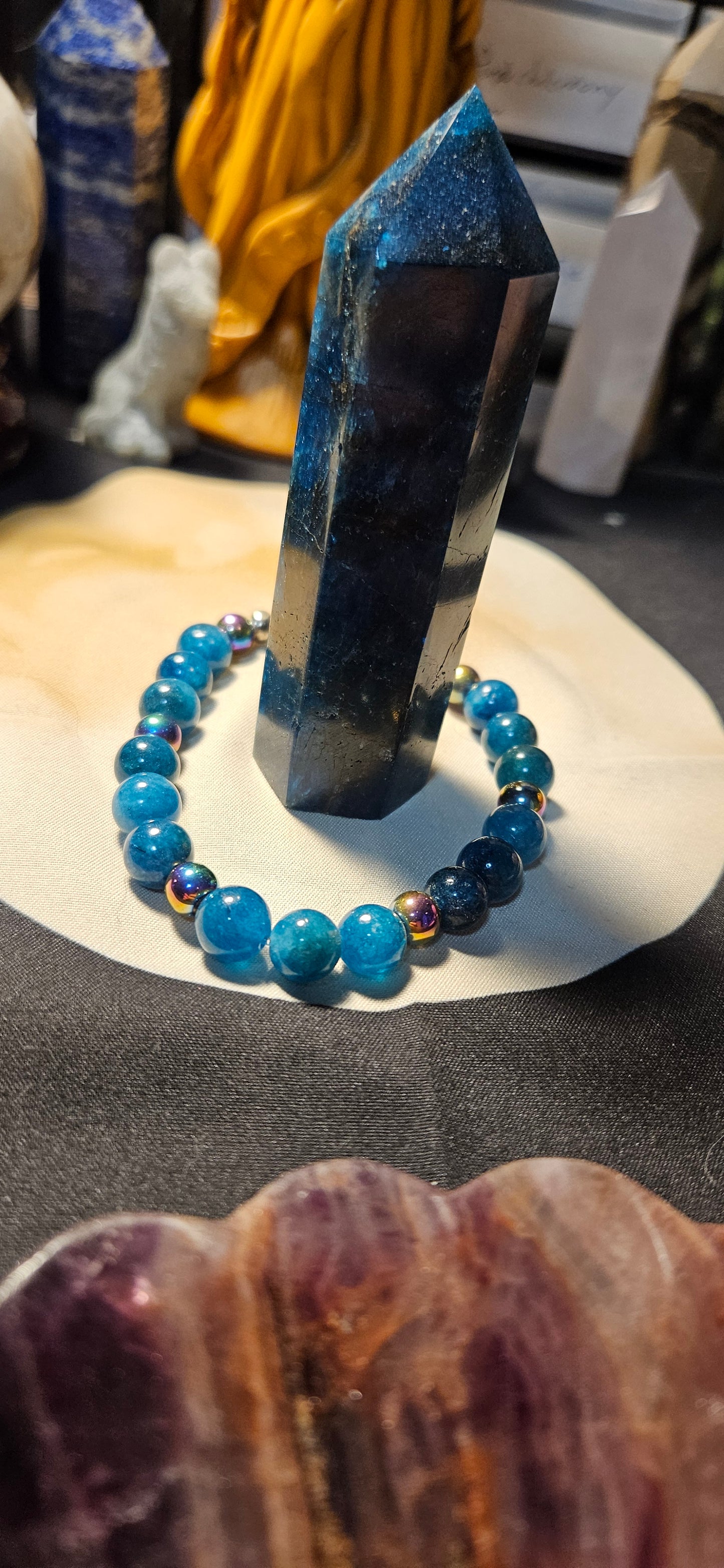 Blue Apatite Bracelet