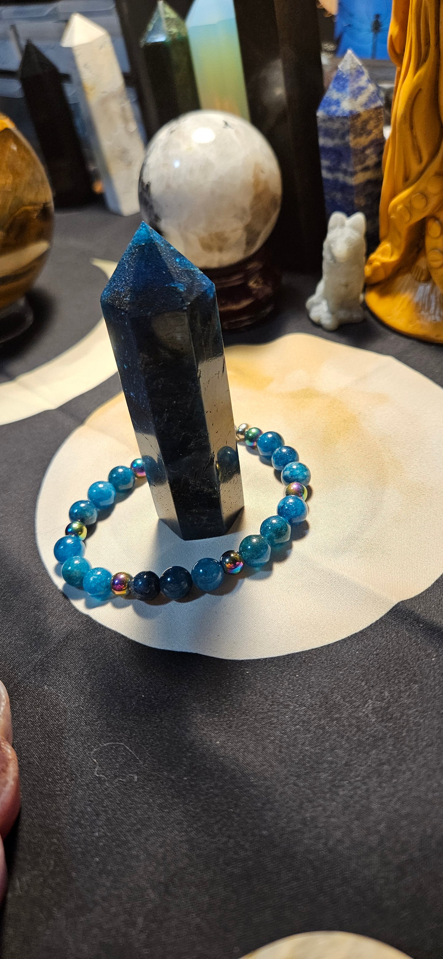 Blue Apatite Bracelet