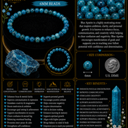 Blue Apatite Bracelet – 7.5