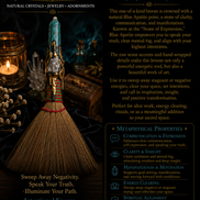 Crystal Broom – Hand-Carved Natural Gemstone Broom