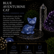 Hand-Carved Crystal Cats – Natural Gemstone Cat Carvings
