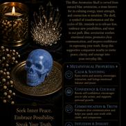 Crystal Skull Carving – Hand-Carved Natural Gemstone Skull