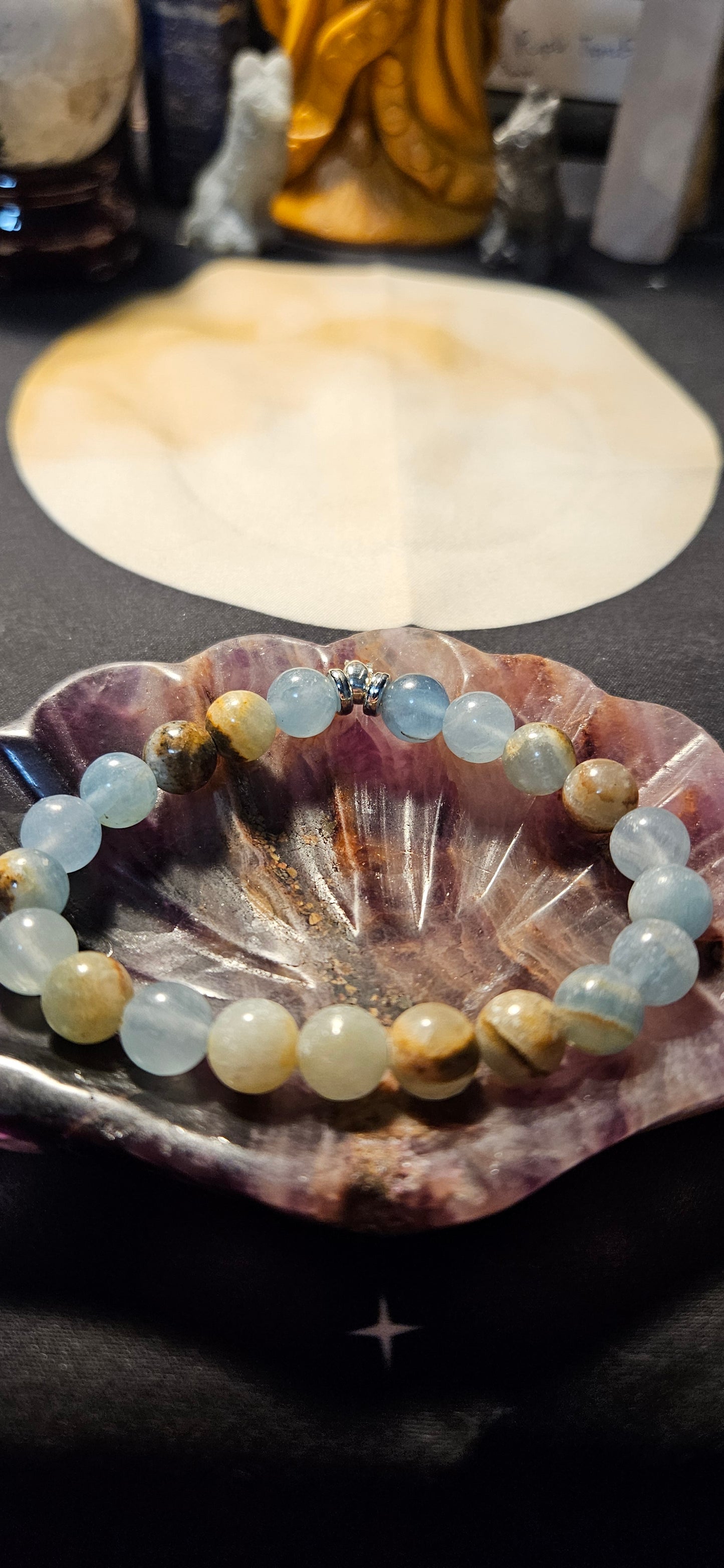 Blue Calcite Bracelet