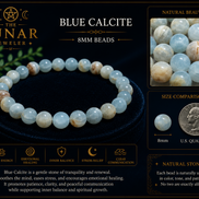 Blue Calcite Bracelet – 7.5